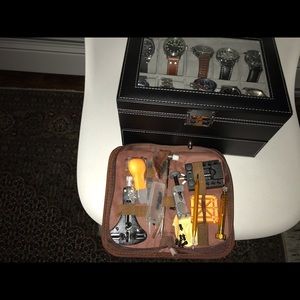Watch Box and watch Repair 👨‍🔧 Kit! NEW holds 10